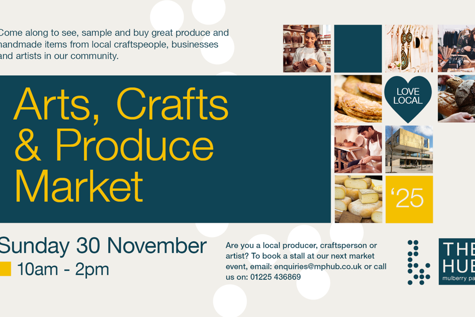 The Hub Arts & Crafts Event Nov 1920X1080px